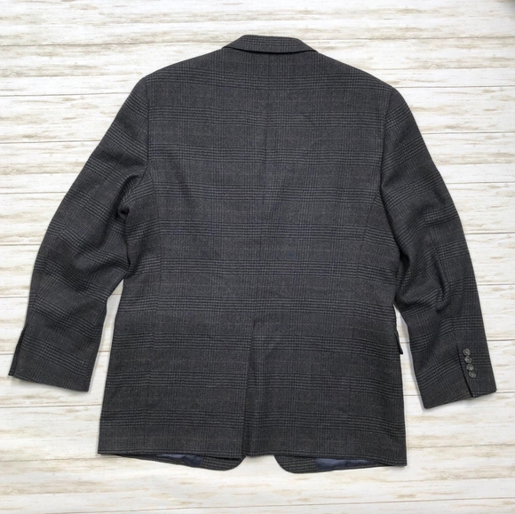 Tommy Hilfiger Tweed Plaid Sports Blazer Coat - Picture 2 of 6